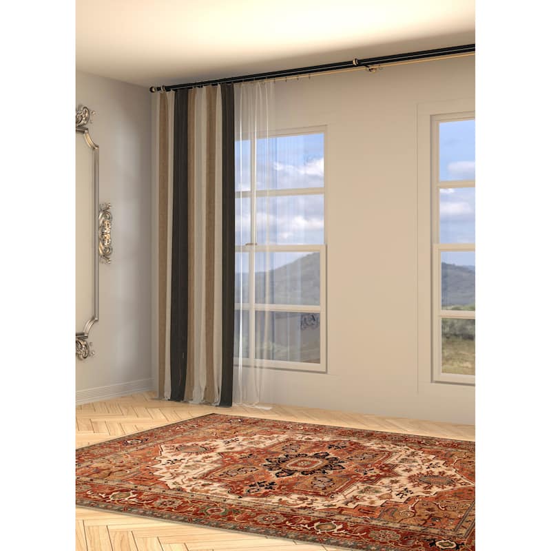 ECARPETGALLERY Hand-knotted Jules Sultane Ivory Wool Rug - 8'10 x 11'10