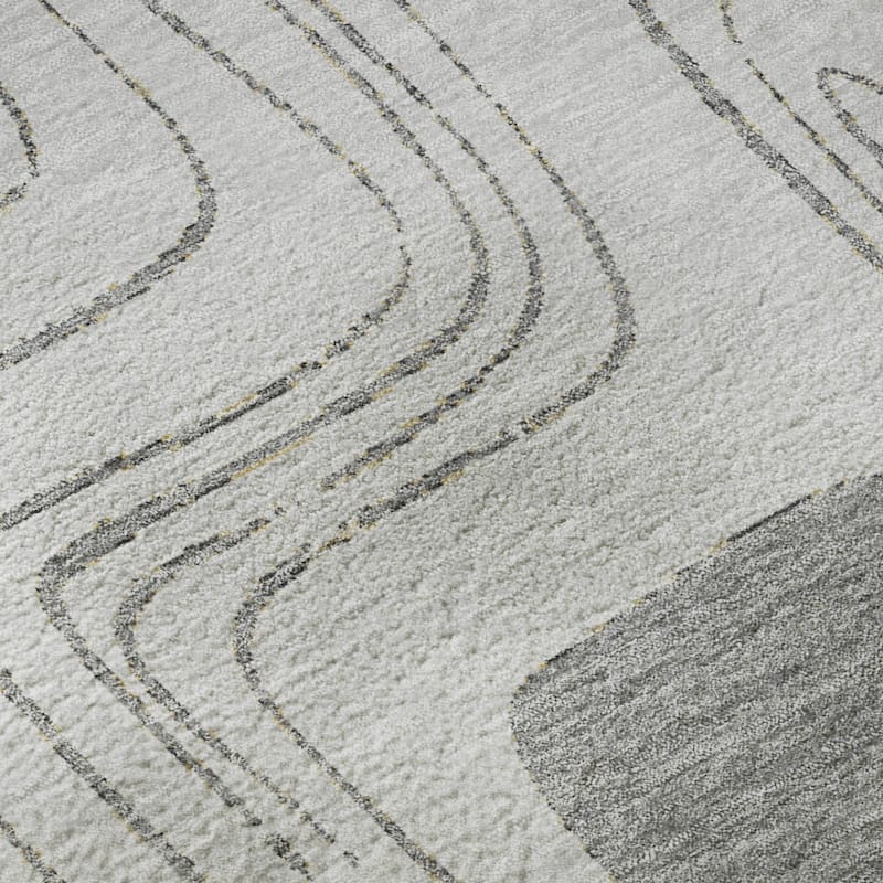 Premium Washable Super Soft Contemporary Elements Mayfield Rug