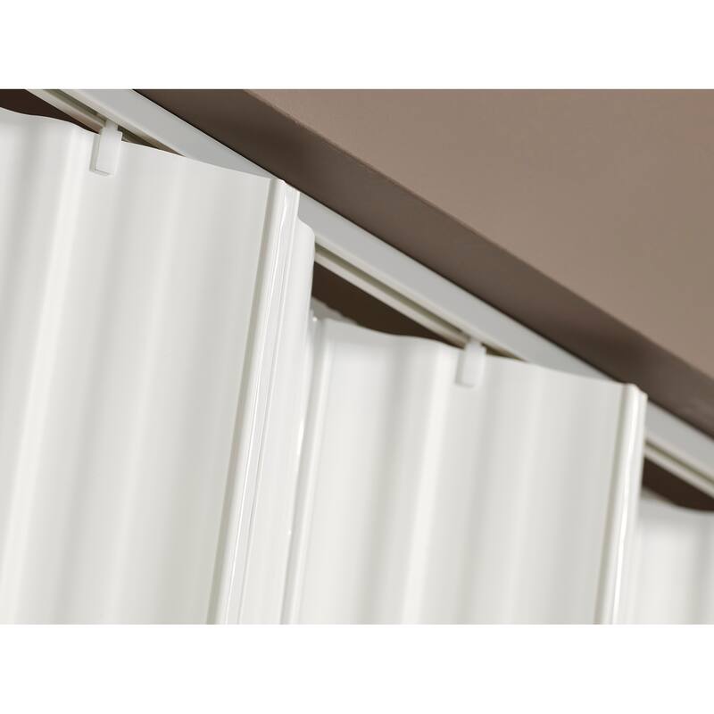 Spectrum Dunes White PVC 48-inch Folding Door