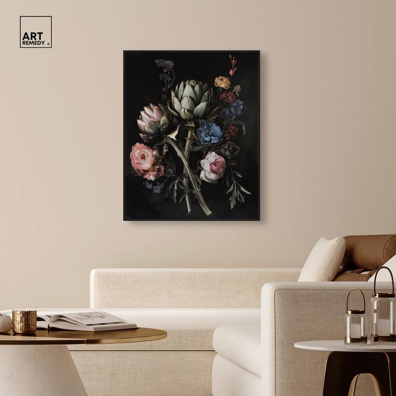 Moody Artichoke III Canvas by Art Remedy