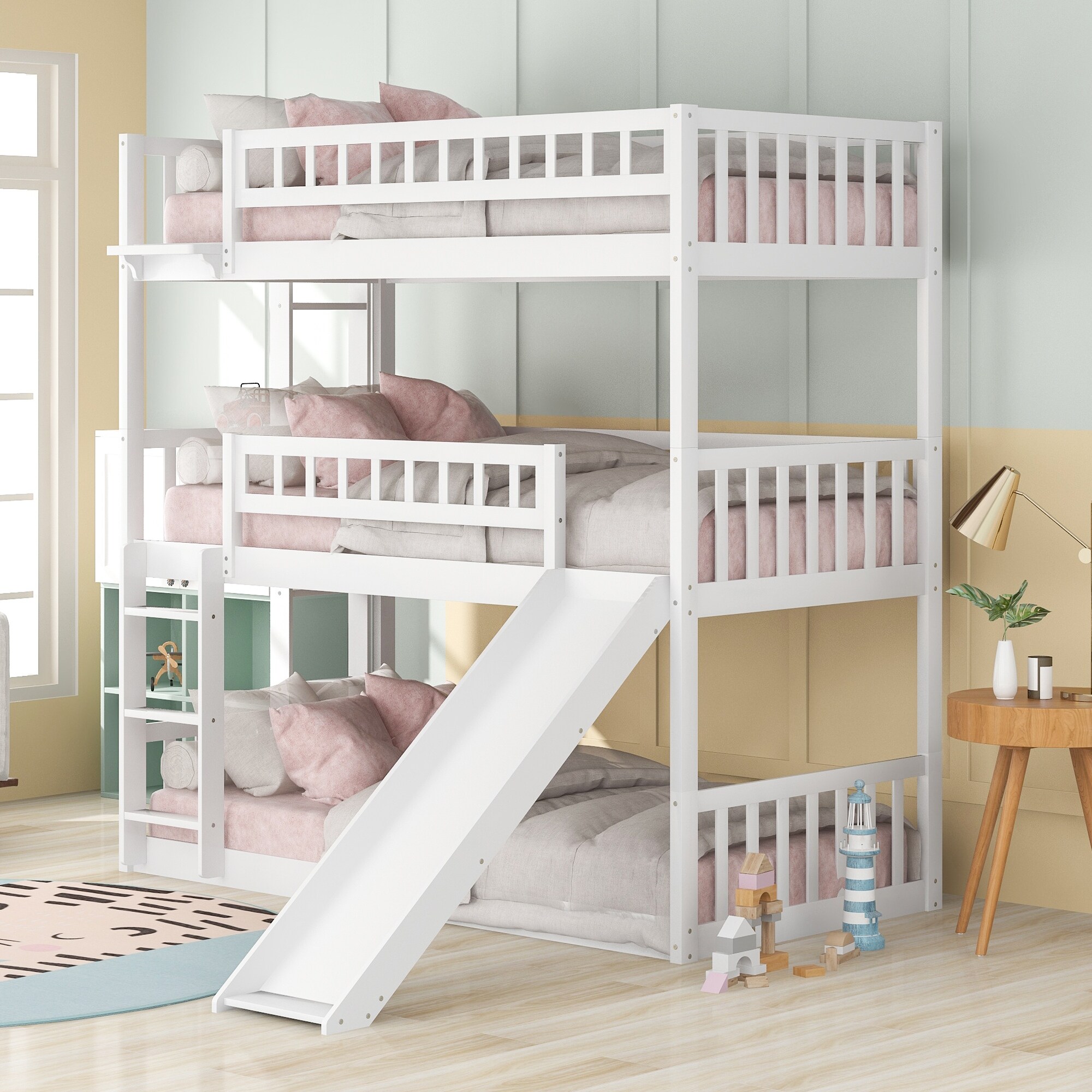 Built in triple bunk beds sale