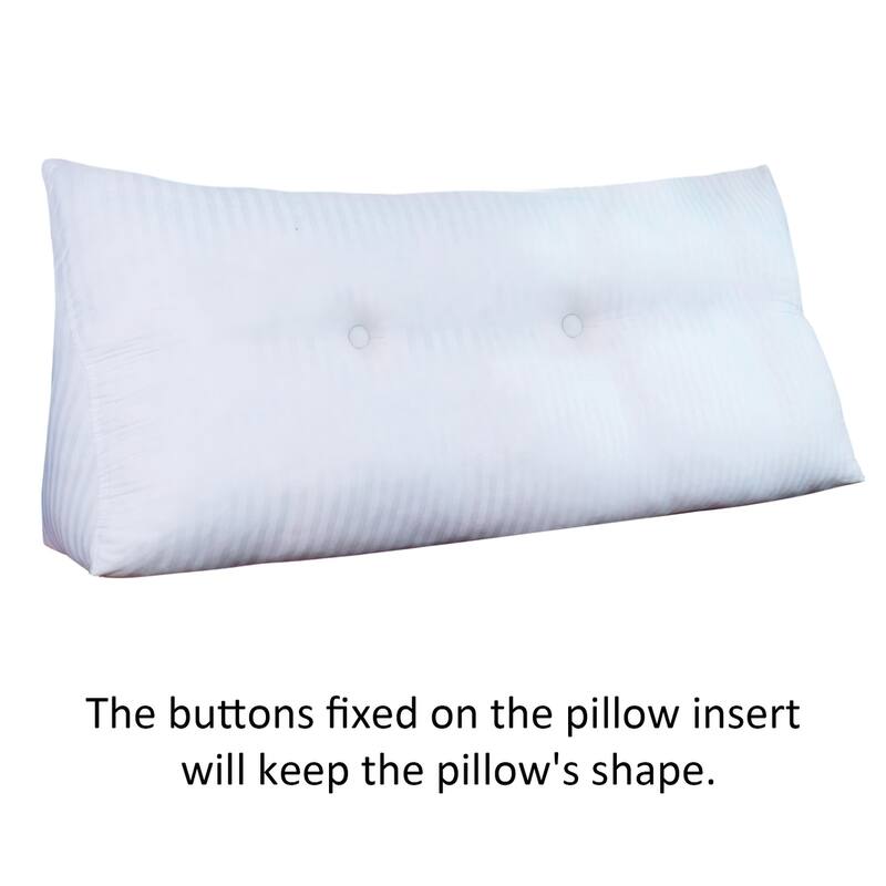 WOWMAX Bed Wedge Daybed Reading Pillow Triangular Bolster Headboard