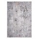 preview thumbnail 1 of 7, LOOM & LUXE Collection Grey/Multi/Abstract Non-Shedding Area Rug 36" D x 24" W x 0.35" H