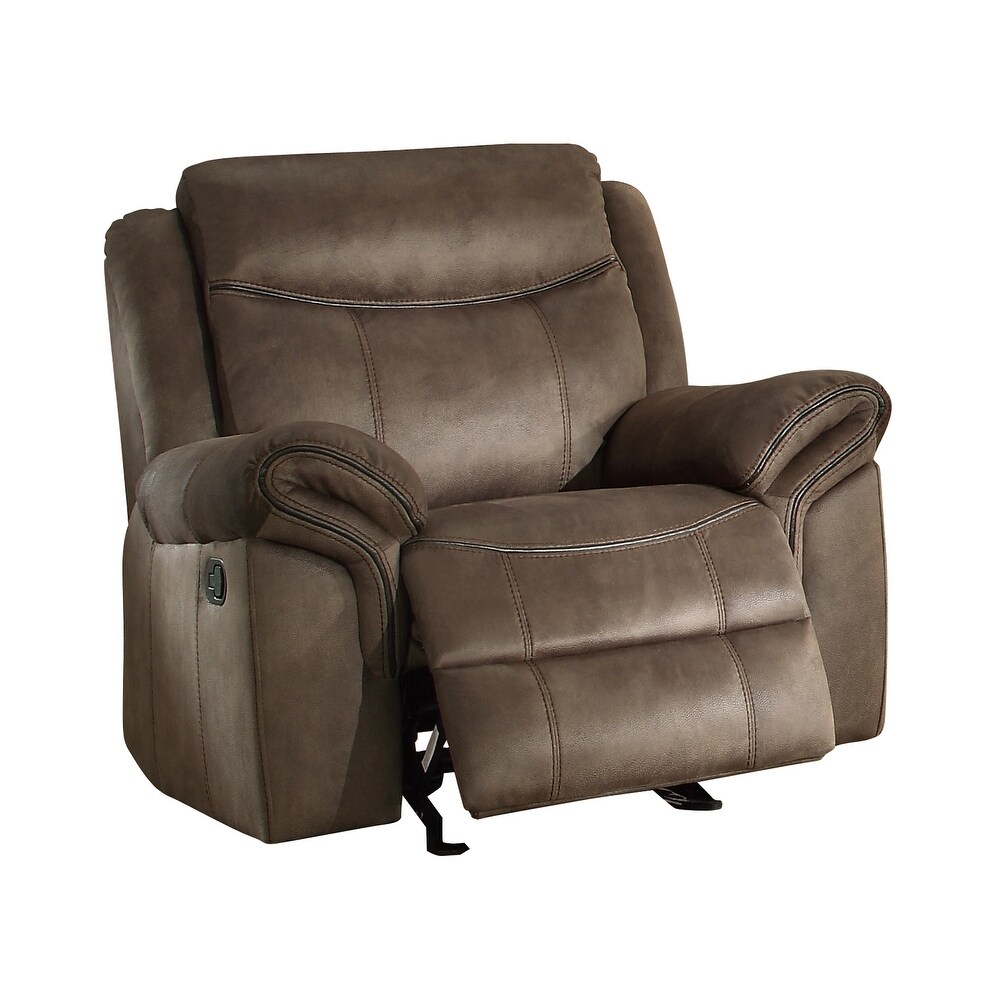 Microfiber glider cheap recliner
