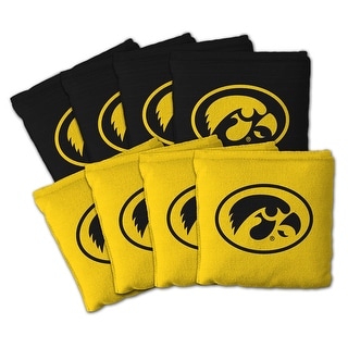 Iowa Hawkeyes NCAA Dual Sided Pro Stop & Slide Cornhole Bags - Bed Bath ...