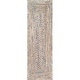 preview thumbnail 11 of 14, Nuloom Eliz Braided Denim and Jute Area Rug