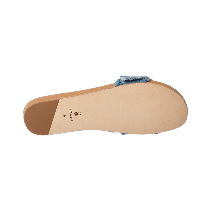 Bill Blass Carmen Suede Slide Sandal 8.5 Brown