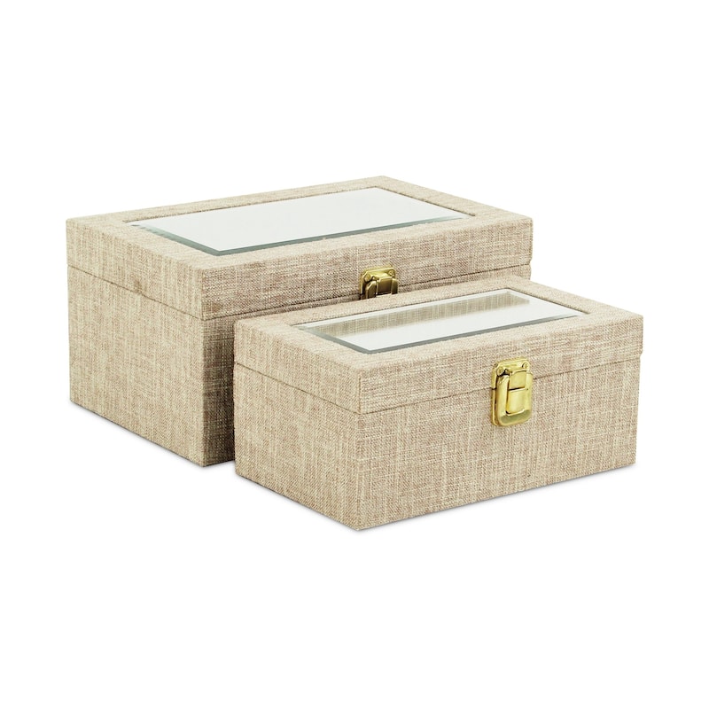 Canter Isle Linen Decorative Box Set