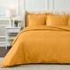 preview thumbnail 52 of 84, Superior 1200 Thread Count Egyptian Cotton Solid or Embroidered Duvet Cover Set Dijon - California King