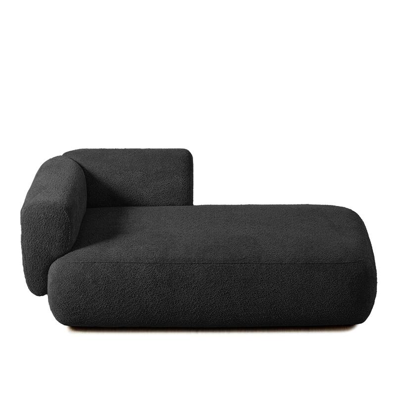 Modern Upholstered Chaise Lounge Chair, Indoor Relaxation Sofa for Living Room or Bedroom