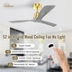 preview thumbnail 5 of 86, Sofucor 48/52 Inch Ceiling Fan with Light, Solid Wood Blades for Living Room, Bedroom,Smart Optional