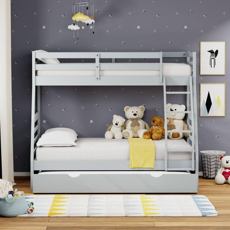 Plana Wood Bunk Bed and Trundle
