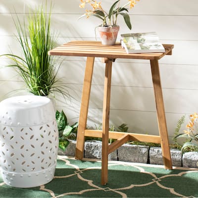 SAFAVIEH Outdoor Iyana Balcony Table - 24Wx15Dx28H
