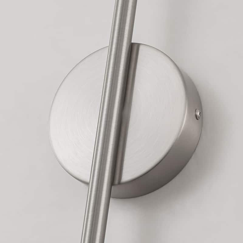 1-Light Modern Linear Aluminum Dimmable Integrated LED 3000K Warm Light Bathroom Vanity Lights for Mirror