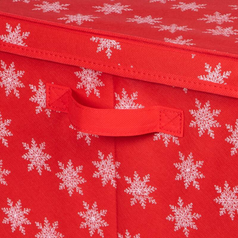 Christmas Ornament Storage Container – Heavy Duty 600D Canvas