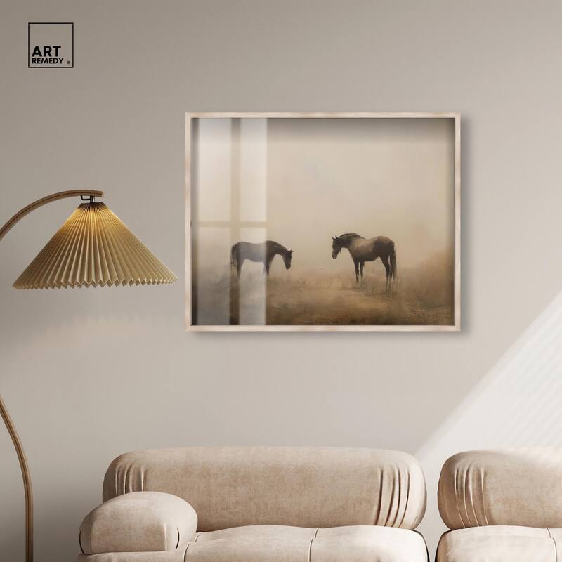 Equine Duo II Shadowbox by Art Remedy