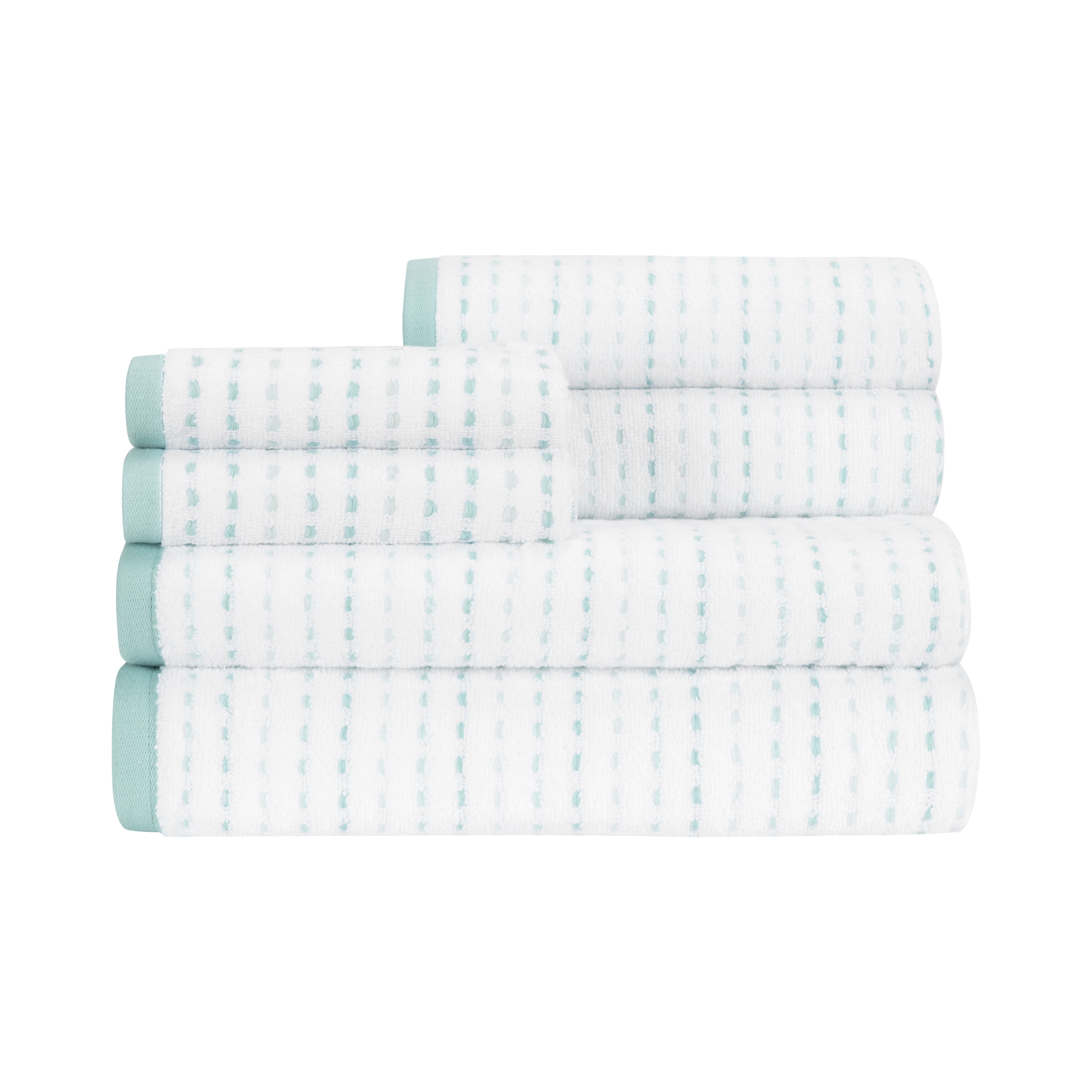 Caro Home Beacon 6-Piece Persian Perwinkle Towel Set 6SOS1124T4640 - The  Home Depot