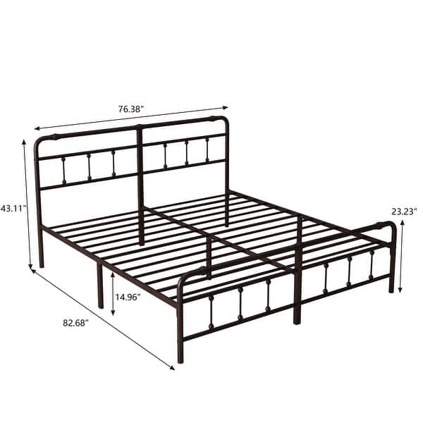 Picture of MM King Size Metal Platform Bed - Bed Bath & Beyond - 40034915