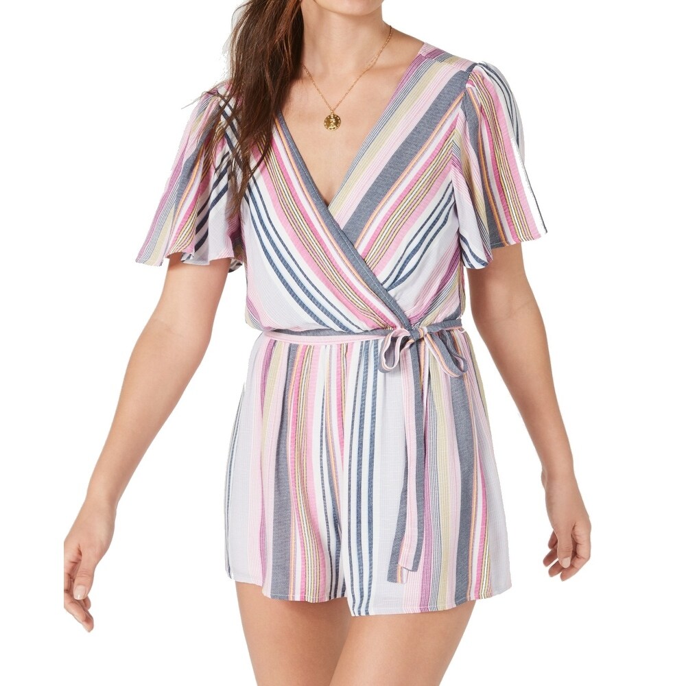 pink batwing belted palazzo jumpsuit
