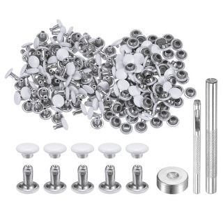 Leather Rivets Metal Double Cap Rivet Studs Fasteners with Setting ...