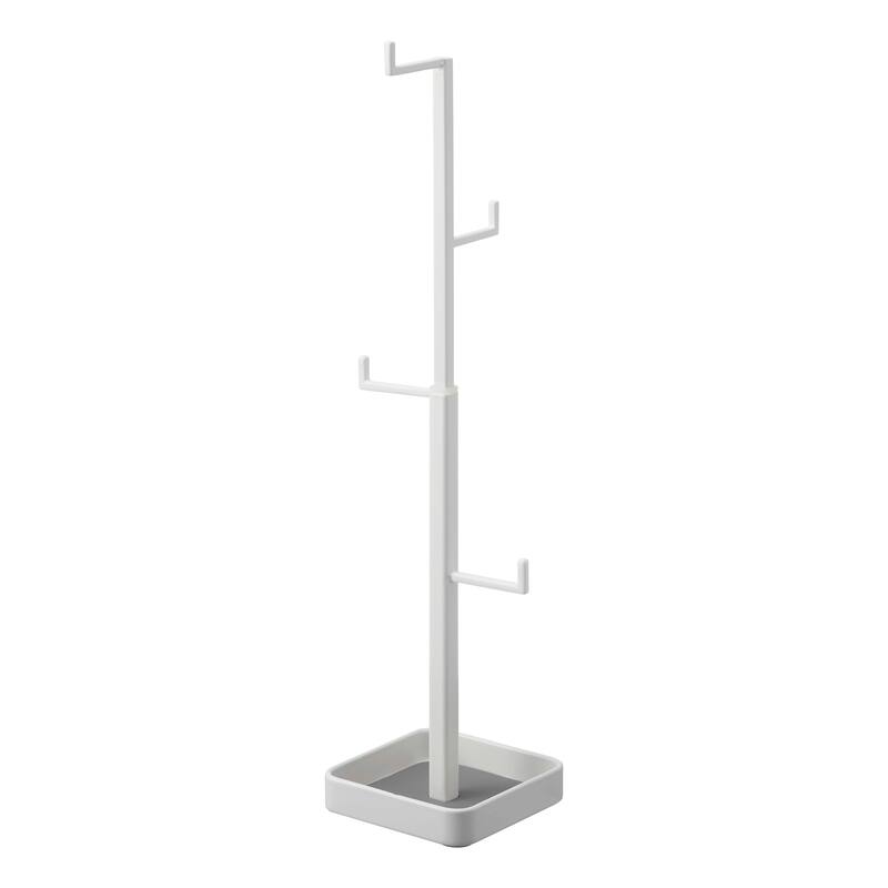 Yamazaki Home Tree Accessory Stand, Steel - L 3.54 x W 3.54 x H 16.14 inches