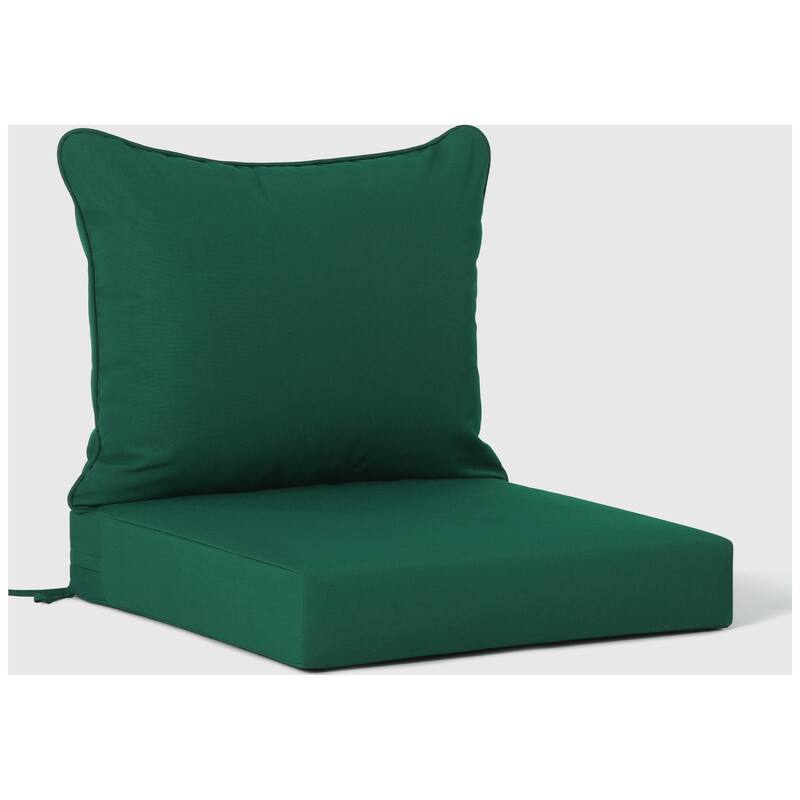 Polytrends Birchwood All Weather HDPE Outdoor Patio Deep Seating White Loveseat (2-Piece)