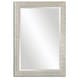preview thumbnail 1 of 0, Uttermost Porcius Antiqued Silver Textured Frame Wall Mirror Antiqued Silver