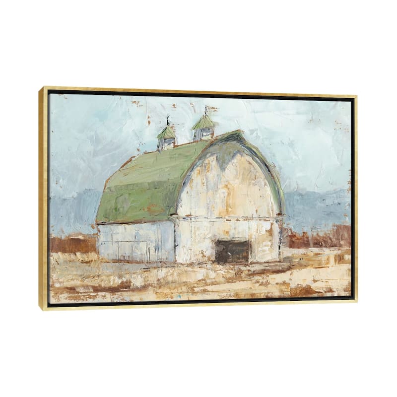 iCanvas "Whitewashed Barn III" by Ethan Harper Framed Canvas Print - Gold - 18x26