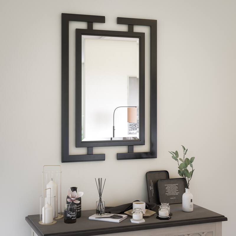 Kenroy Home Shinto Wall Mirror - Gloss Black