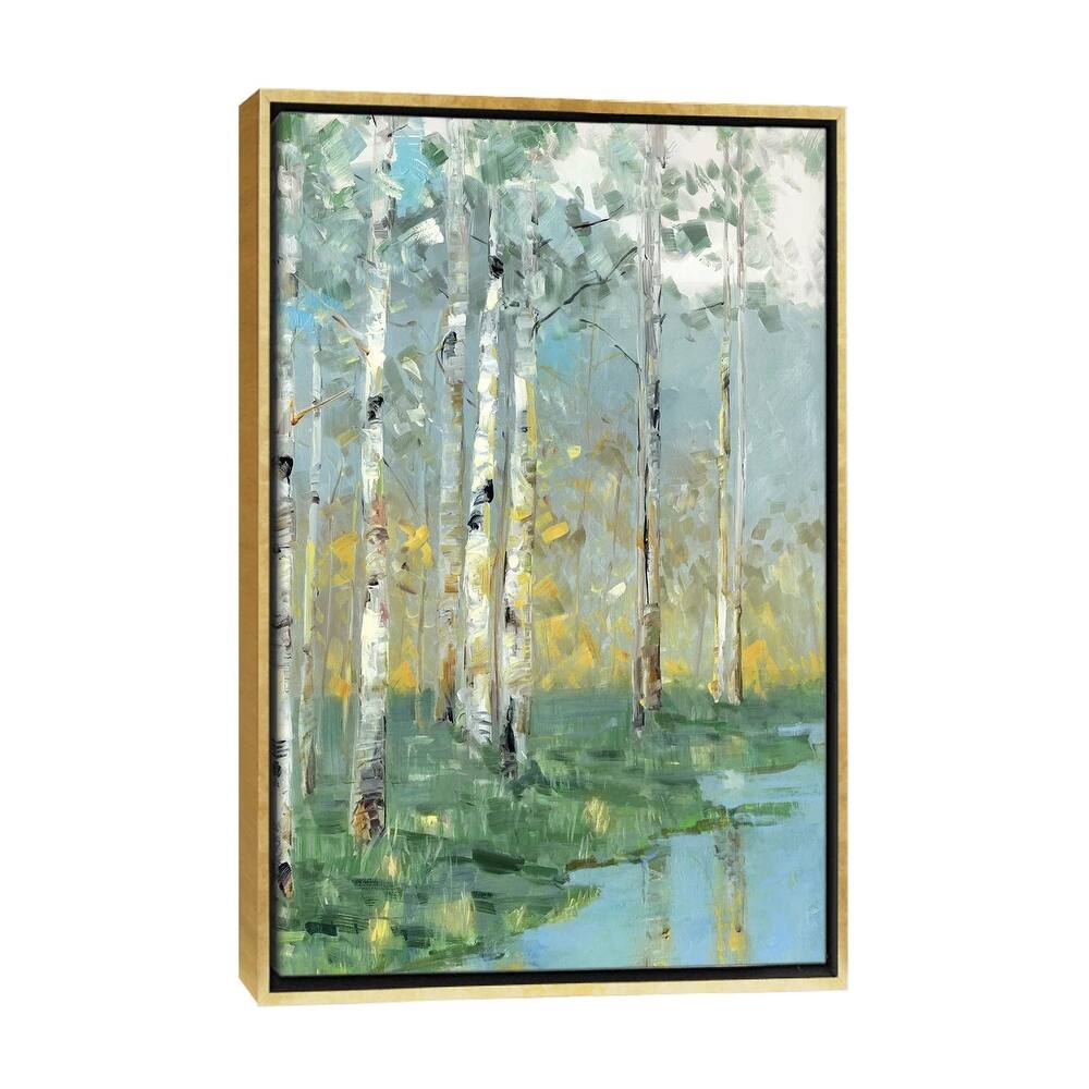 iCanvas "Birch Reflections III" by Sally Swatland Framed Canvas Print