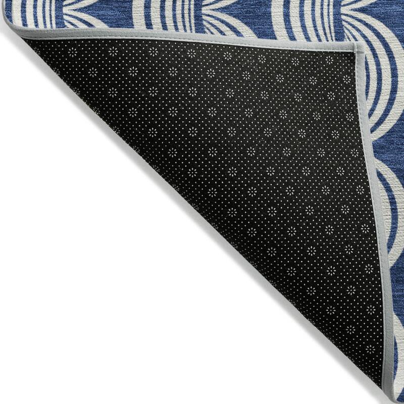 HomeRoots Ogee Transitional Rectangle Outdoor Rug