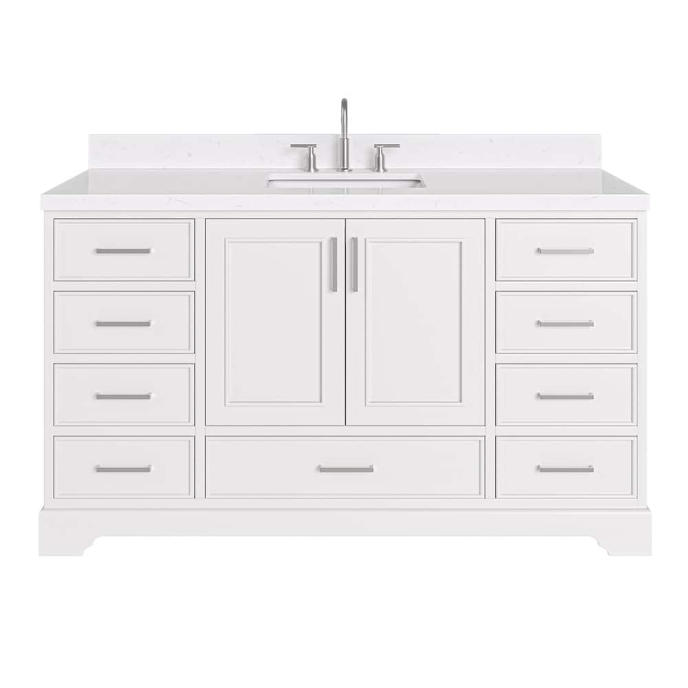 Ariel M060SCQRVO Stafford 60" Free Standing Single Basin Vanity Set