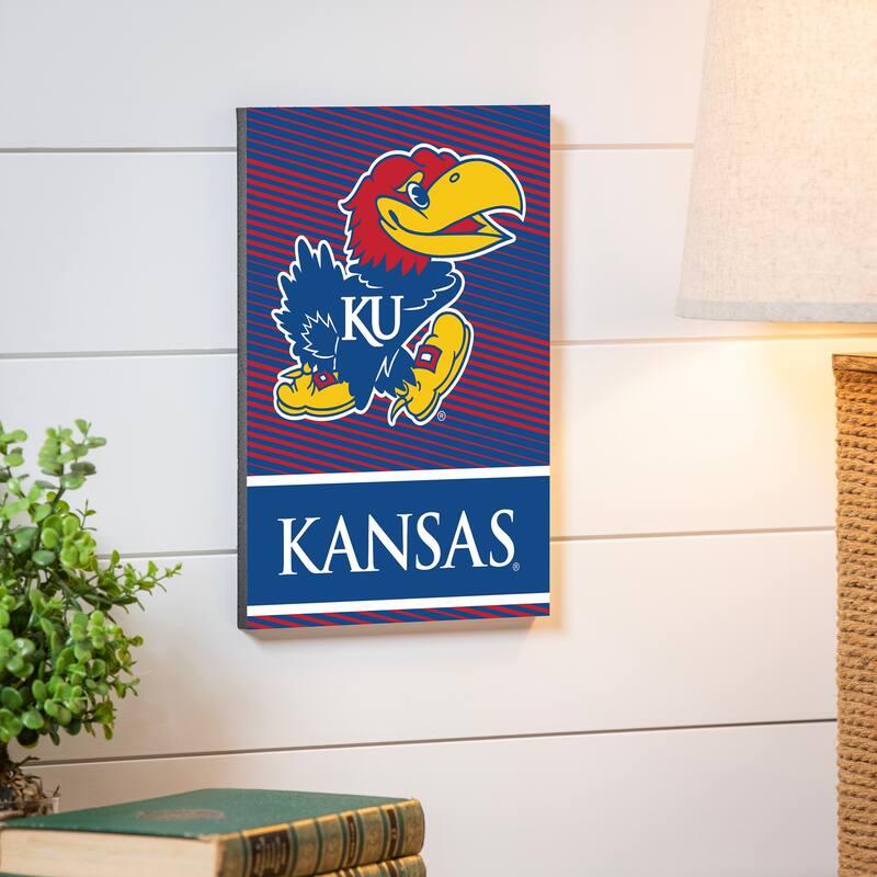 University of Kansas Foam Core Wall Decor - White