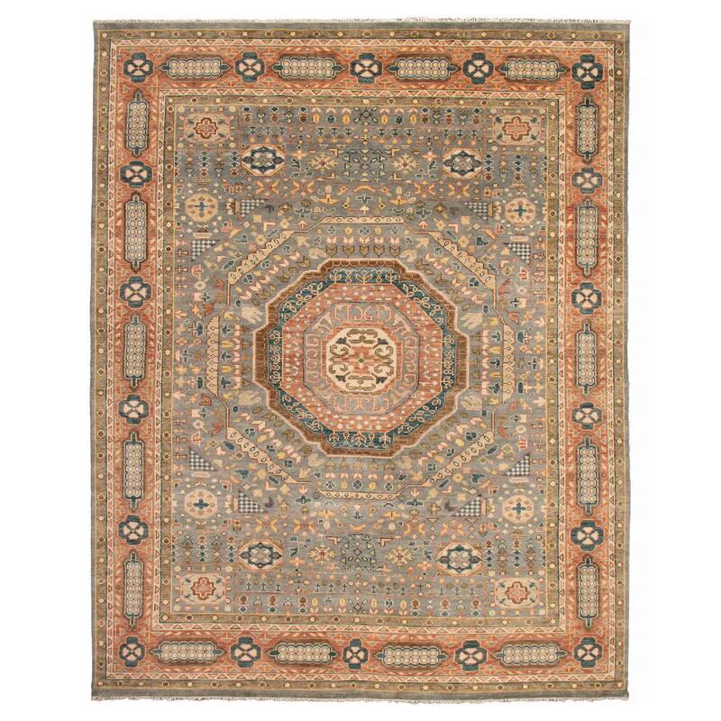 ECARPETGALLERY Hand-knotted Jules Serapi Grey Wool Rug - 11'11 x 15'1 - Grey - 11'11 x 15'1