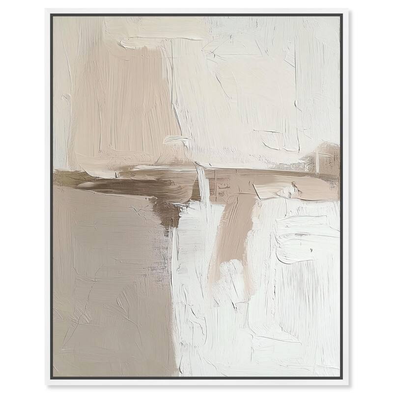 Sandstone Impressions Canvas by Art Remedy - 20" x 24" - White