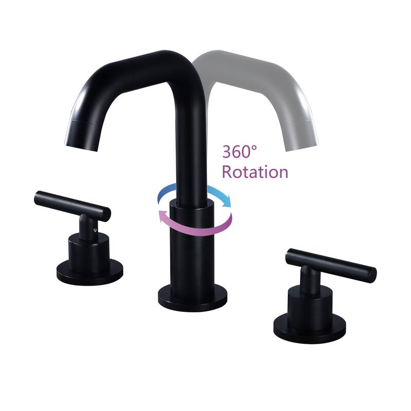 Clihome Widespread Bathroom Faucet Two Handle