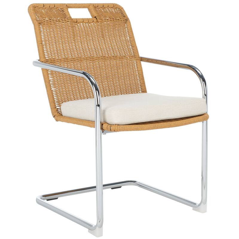 SAFAVIEH Gustie Rattan Dining Chair - 21" W x 26" D x 34" H - 21Wx26Dx34H