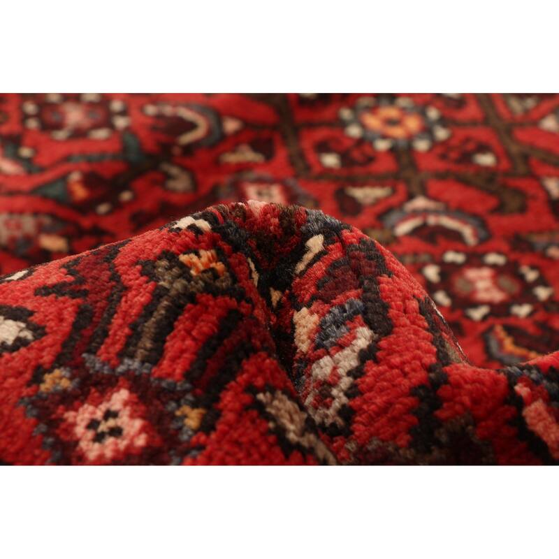 ECARPETGALLERY Hand-knotted Andelz Red Wool Rug - 3'7 x 10'4