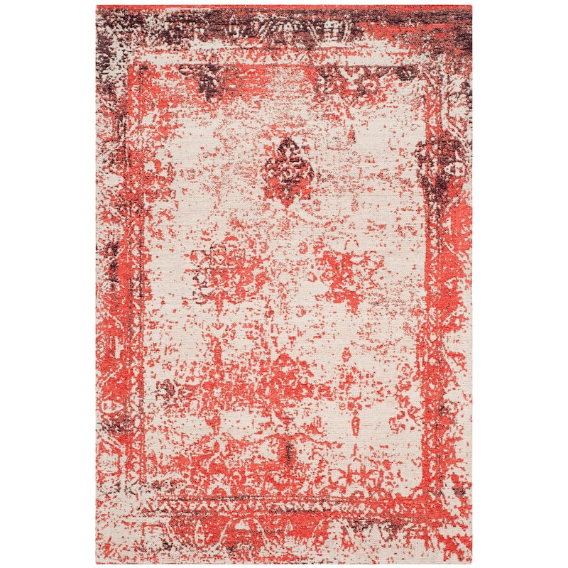 SAFAVIEH Classic Vintage Boho Mientje Distressed Oriental Cotton Rug
