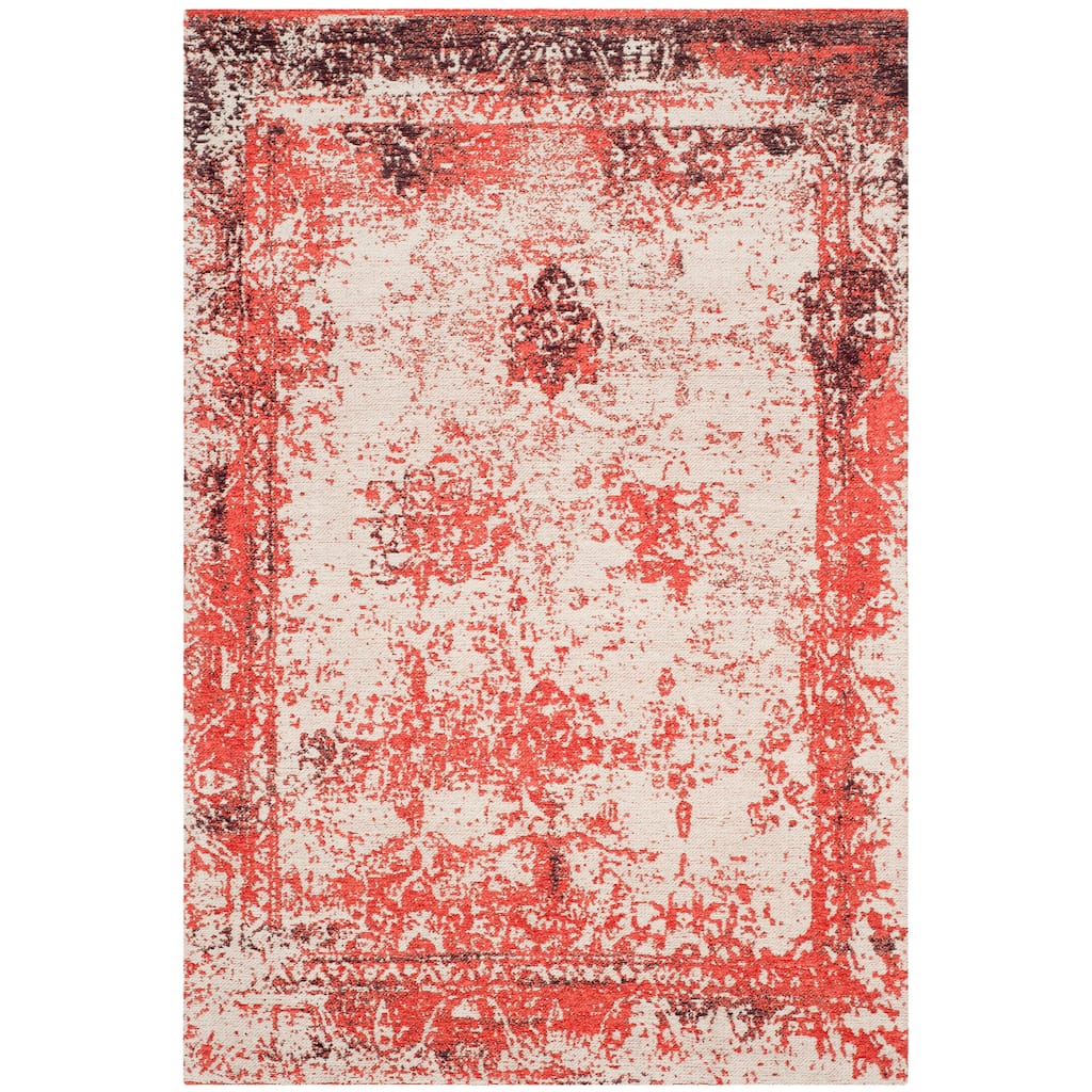 SAFAVIEH Classic Vintage Boho Mientje Distressed Oriental Cotton Rug