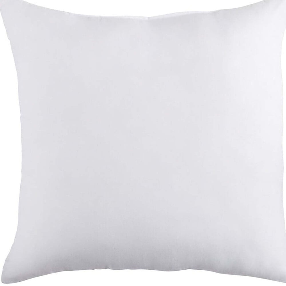 HomeRoots '18 X 18 White Blown Seam Cotton Throw Pillow Insert