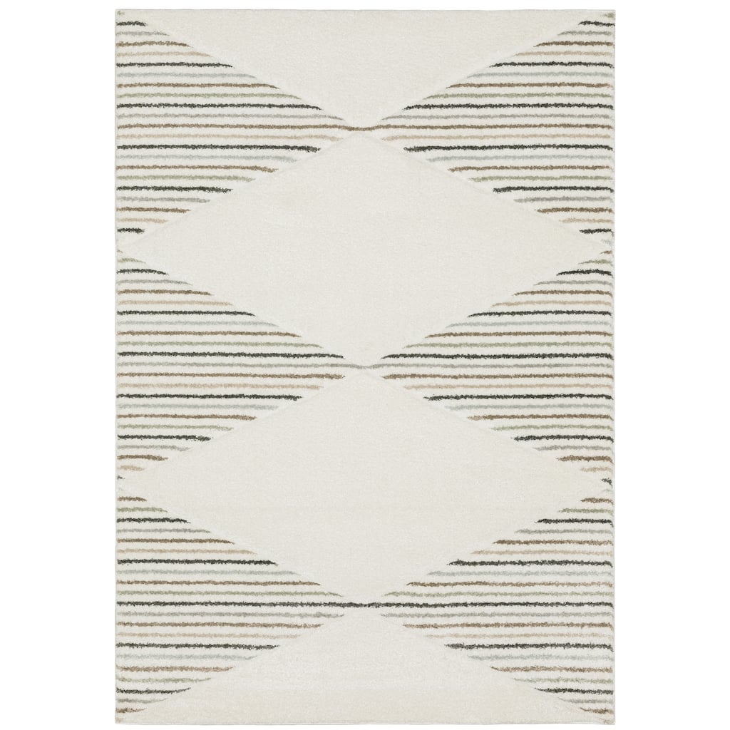 Cannes Beige Various Colors Geometric Casual Area Rug