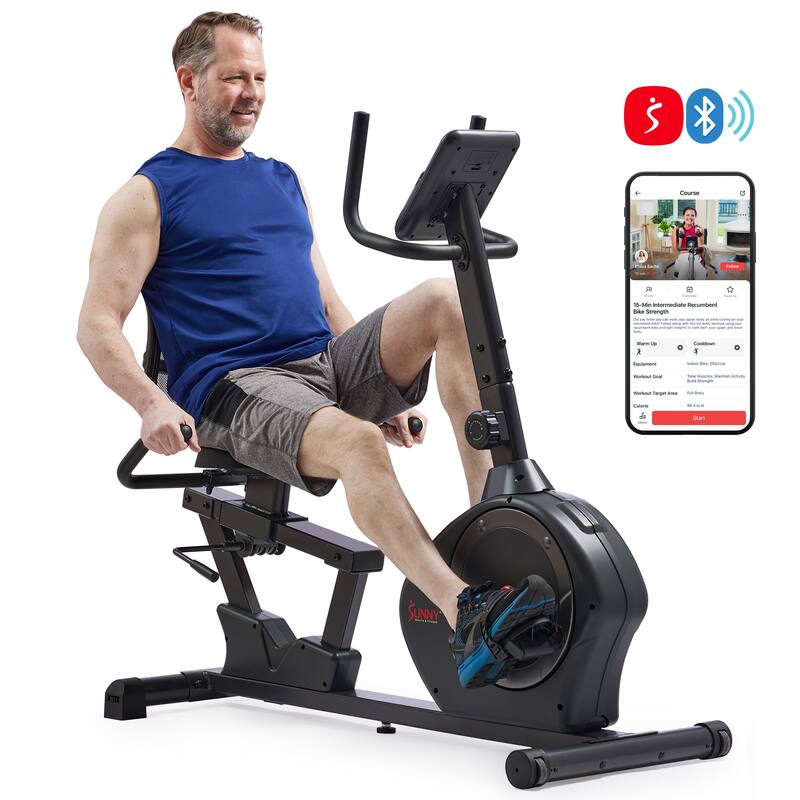 Magnetic Recumbent Bike, 350LB Capacity RB424002 - Dark Gray - 53.7 x 24.8 x 47.8 inches - 53.7 x 24.8 x 47.8 inches - Weights - Dark Gray