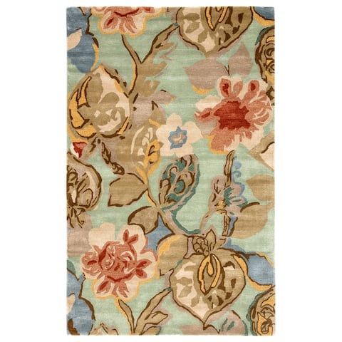 Clemente Handmade Floral Area Rug