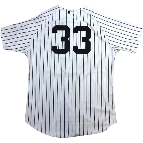 Travis Hafner Jersey NY Yankees 9222013 Game Issued 33 Mariano Rivera Final Season Jersey