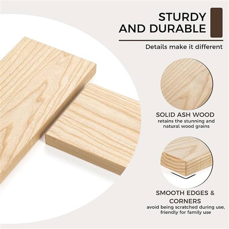 Floating Shelves for Wall 24 Inch - 8"D x 24"W x 1.2"H