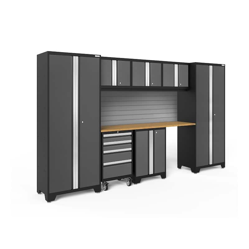 NewAge Products Bold Series 8-pc. Steel Garage Cabinet Set