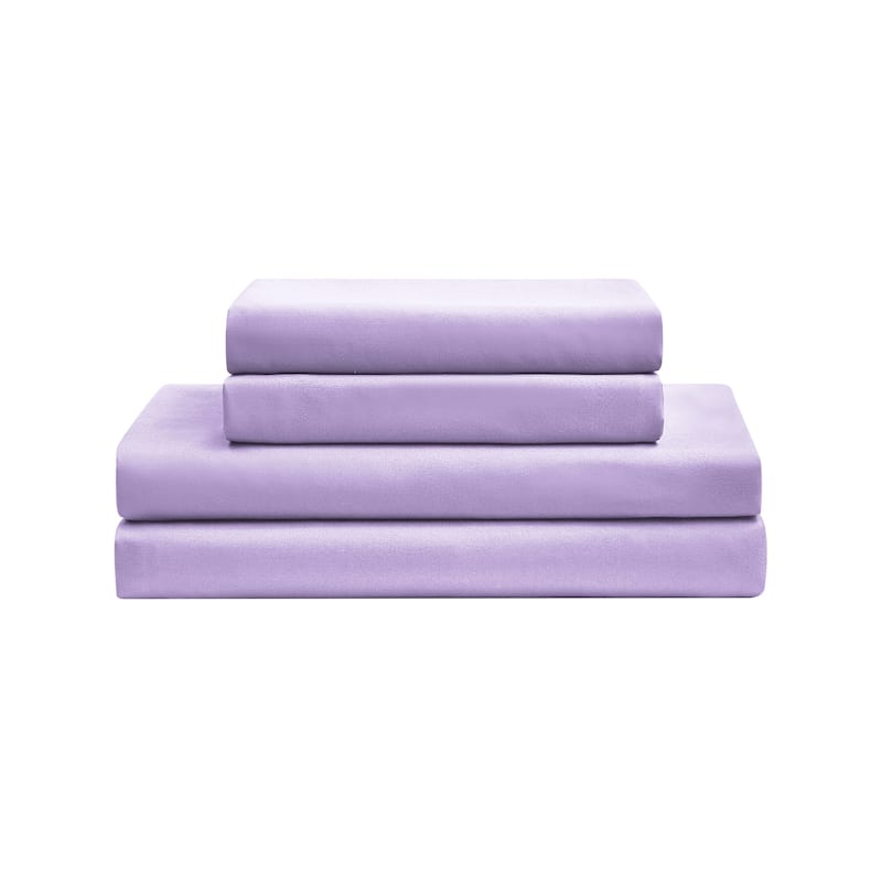 CEDAR COURT Paris Floral Lilac Soft Microfiber Reversible Comforter Set