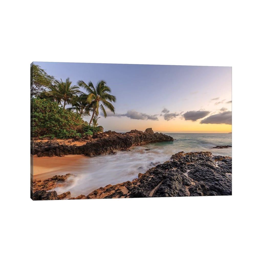 iCanvas "Small beach in Makena area, Maui, Hawaii, USA" by Stuart Westmorland Canvas Print