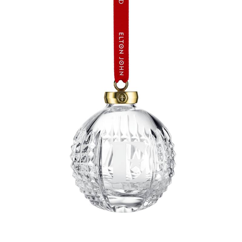 Waterford Elton John "E" Icon Bauble